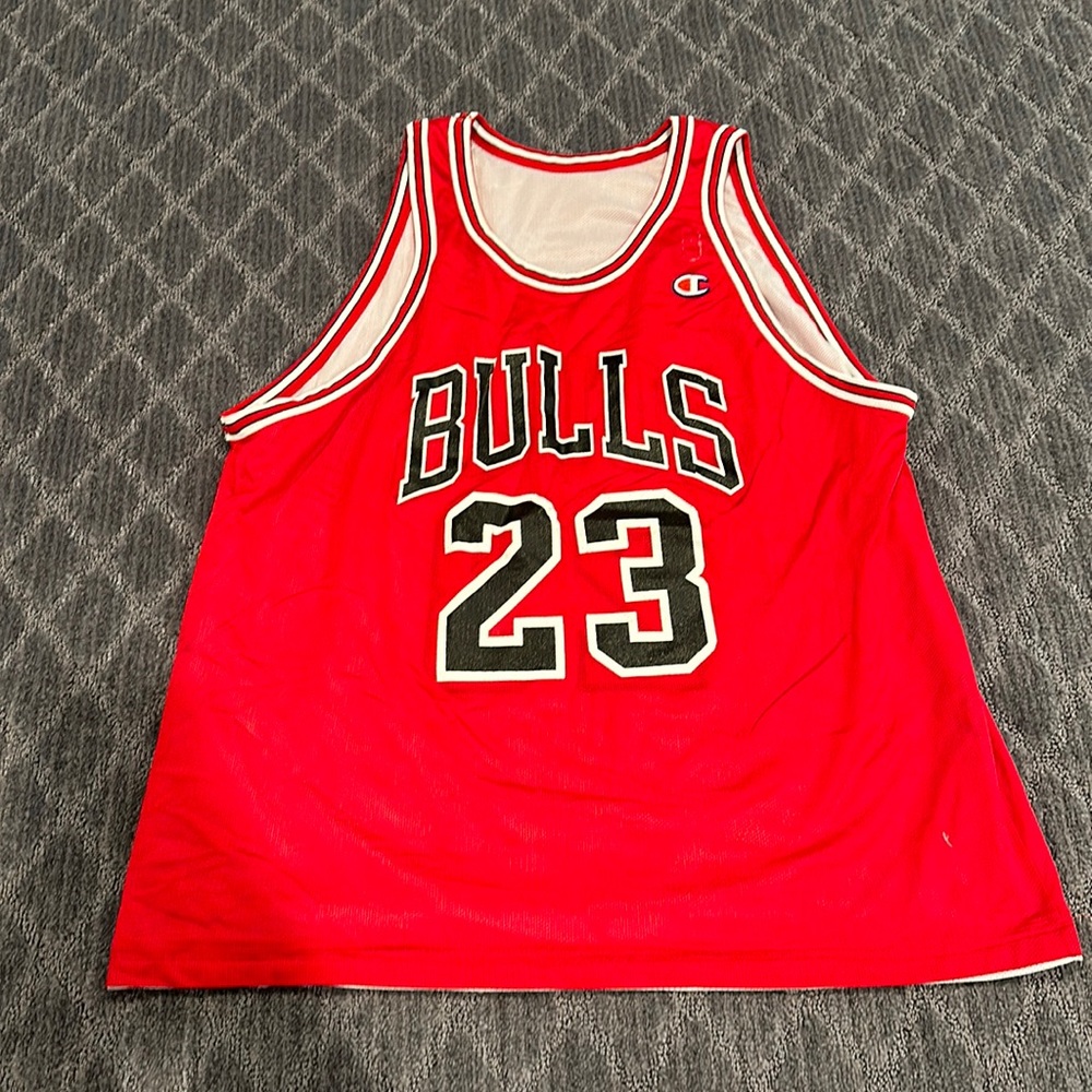 Michael Jordan rare reversible jersey bulls jersey